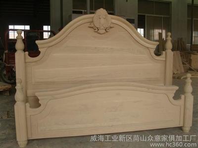 供应 威海众意家具实木床001 威海众意家实木家具实木床图片_高清图_细节图-威海工业新区苘山众意家俱加工厂